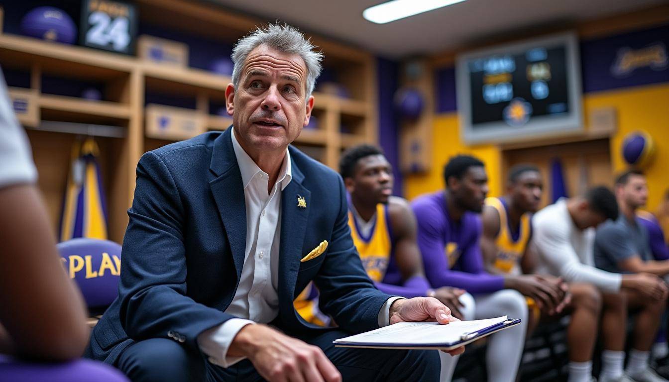 coach reveals hopeful update on key lakers player's injury, suggesting recovery may be on track for the upcoming game against the suns.